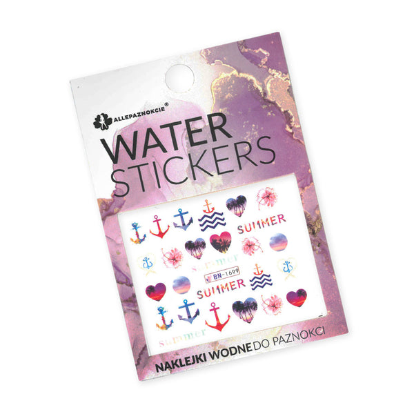 Nail art vodene naljepnice - BN1699