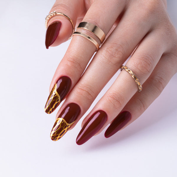 Trajni lak Molly Nails Elite Women Burgundy 041 bez HEMA/Di-HEMA/TPO 8 g