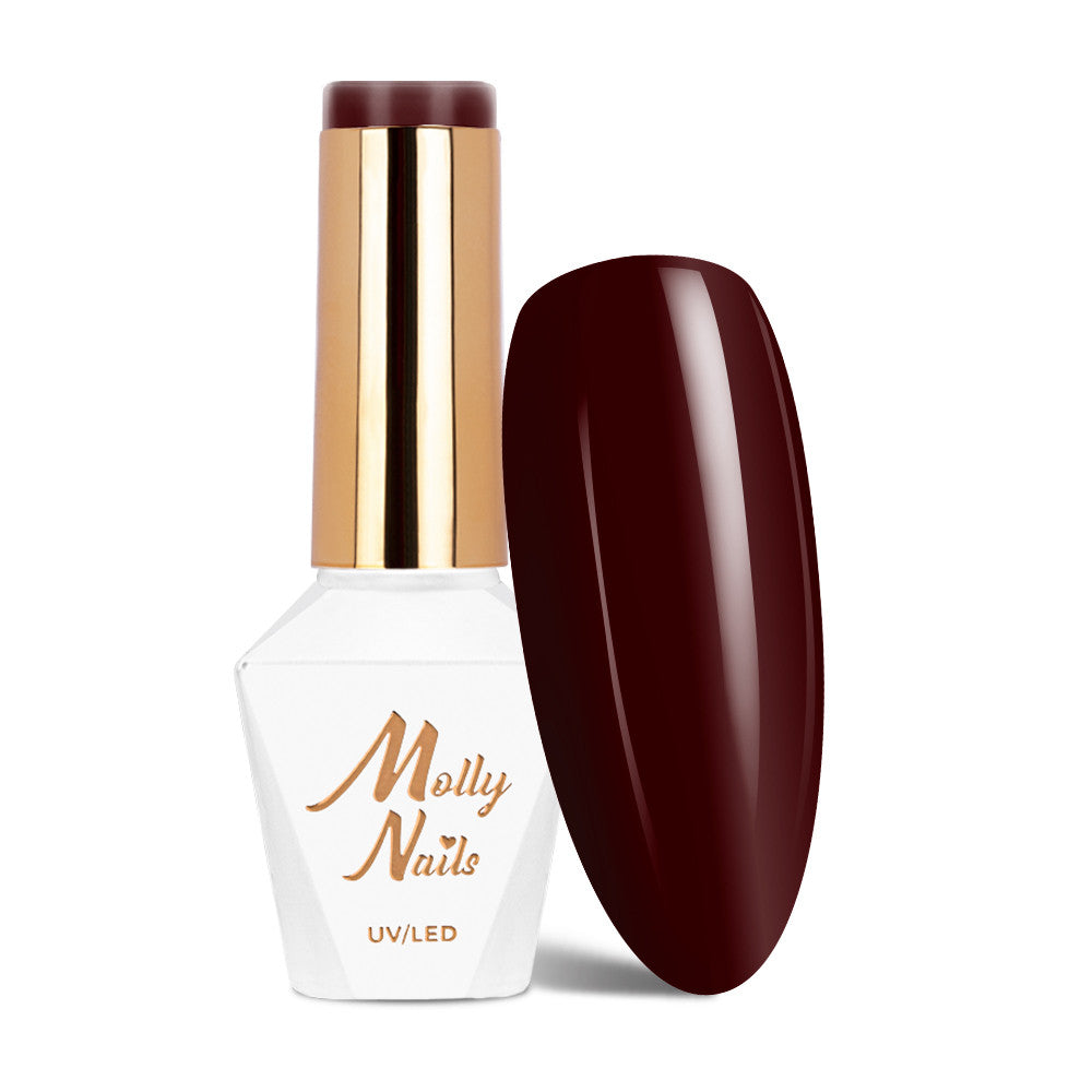 Trajni lak Molly Nails Elite Women Burgundy 041 bez HEMA/Di-HEMA/TPO 8 g