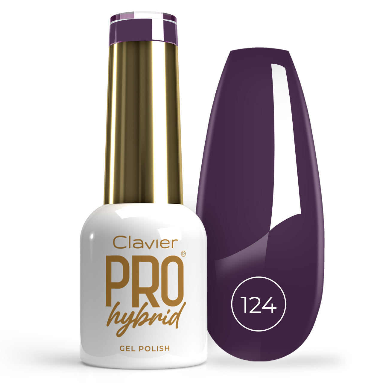 Clavier Pro Hybrid gel lak - 124 - 8 ml