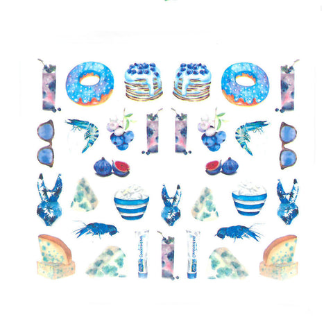 Nail art vodene naljepnice - BN-1798