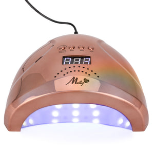 Lampa UV/LED 48W MollyLux 1S ROSE GOLD
