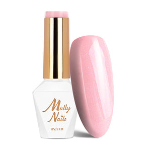 Trajni lak Molly Nails I'm Nudelover Crystal Rose 524 - HEMA/Di-HEMA Free 8g
