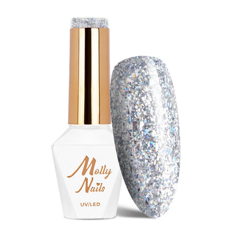 Trajni lak Molly Nails Crushed Diamons Exclusive Moi 531 - HEMA/Di-HEMA Free 8g