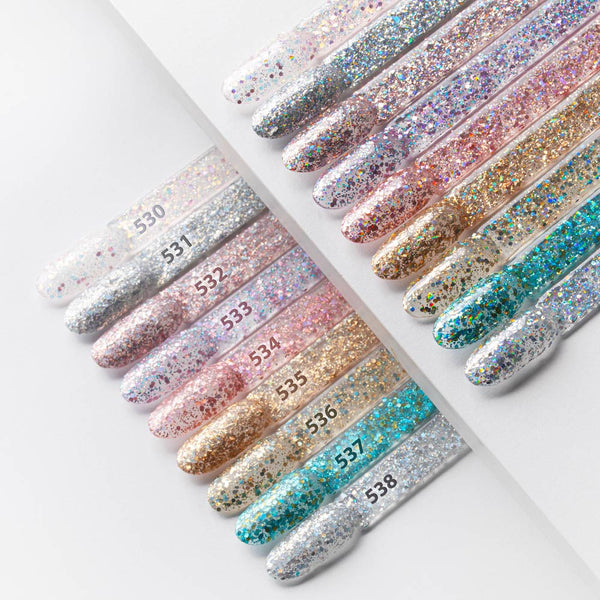 Trajni lak Molly Nails Crushed Diamons Seduce a Millionaire 536 - HEMA/Di-HEMA Free 8g