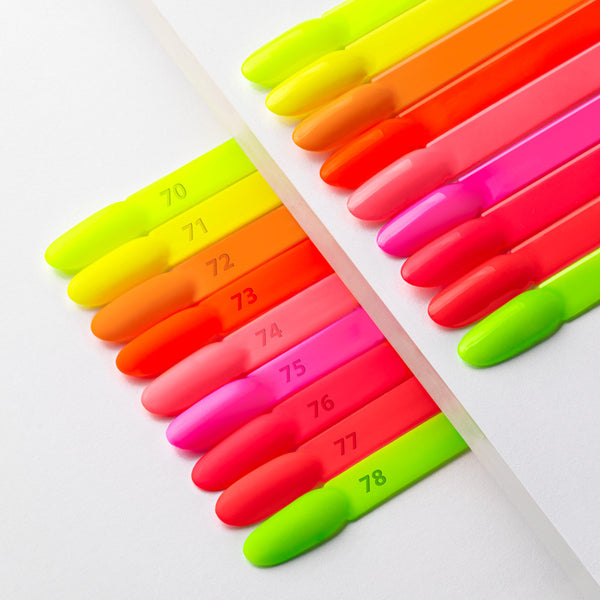 Trajni lak Molly Nails Neons Neon Juicy Orange 072 bez HEMA/Di-HEMA/TPO 8 g