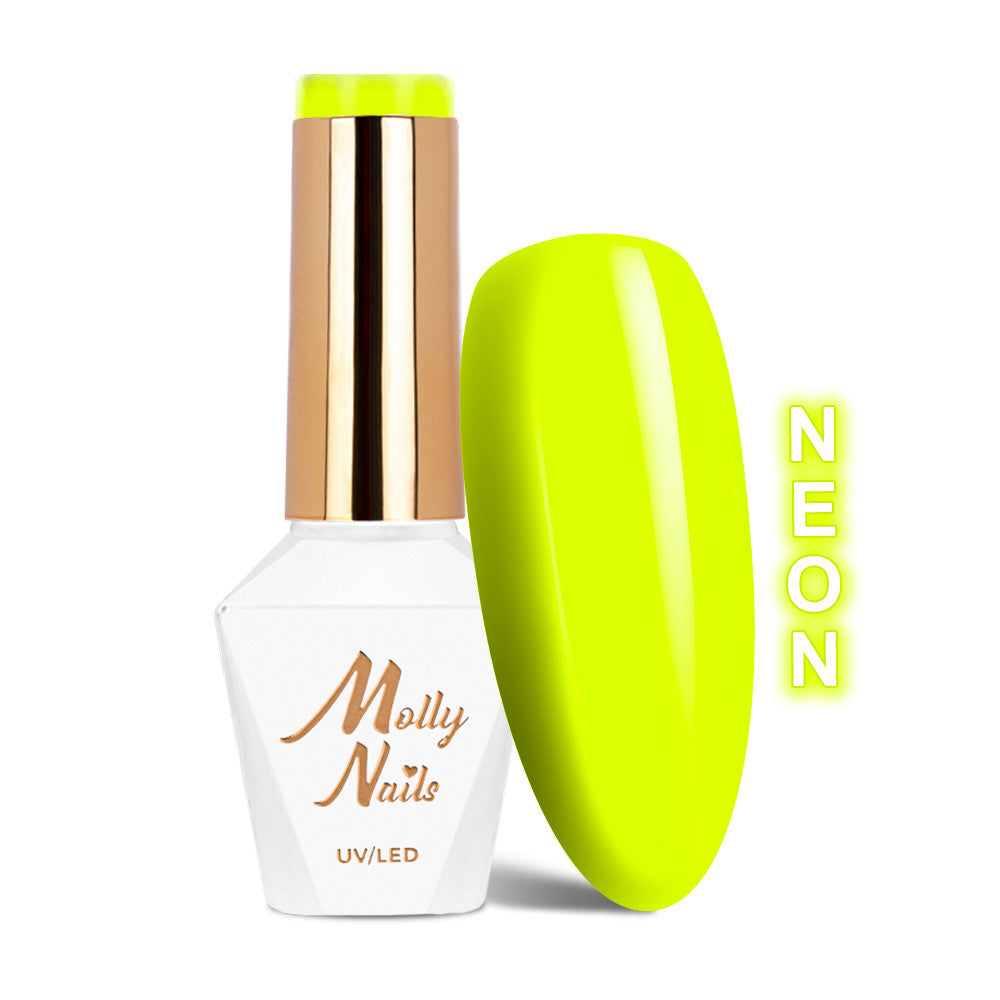 Trajni lak Molly Nails Neons Neon Lemon 070 bez HEMA/Di-HEMA/TPO 8 g