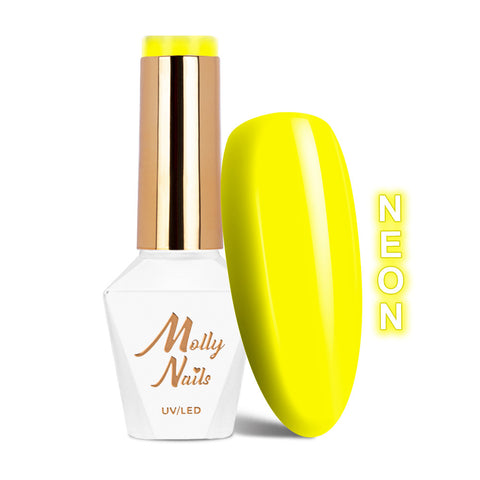 Trajni lak Molly Nails Neons Neon Yellow Light 071 bez HEMA/Di-HEMA/TPO 8 g