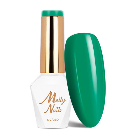 Trajni lak Molly Nails Power Flower Green Grass 728 - HEMA/Di-HEMA Free 8g