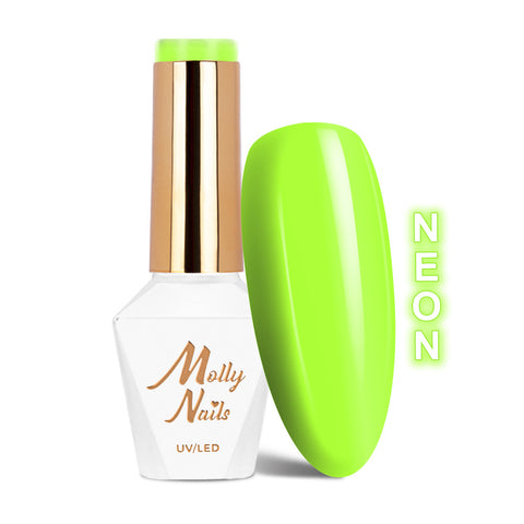 Trajni lak Molly Nails Neons Neon Kiwi 078 bez HEMA/Di-HEMA/TPO 8 g