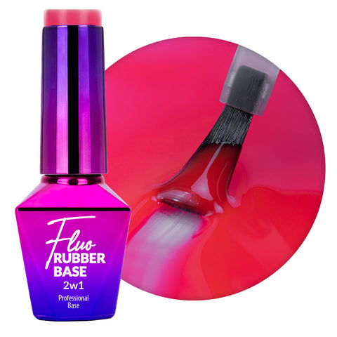 Rubber Base 2u1 Molly Lac - Fluo Fruity Rooty - 10 ml