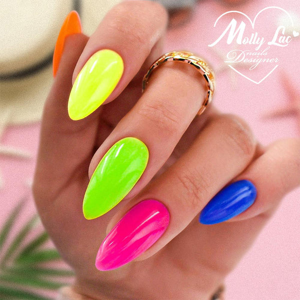 Rubber Base 2u1 Molly Lac - Fluo Lime Mojito - 10 ml