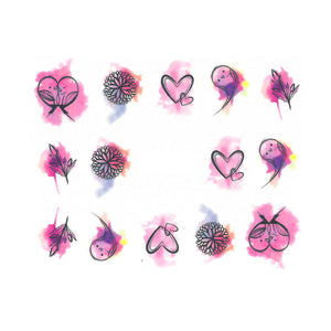 Nail art vodene naljepnice - BN-416