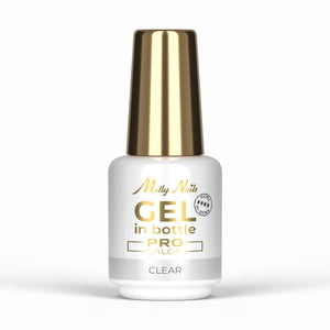 Gel u bočici Molly Nails Pro Salon Clear (prozirni) HEMA/Di-HEMA Free 15g
