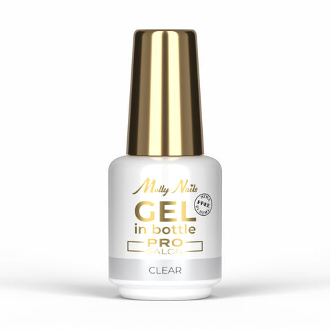 Gel u bočici Molly Nails Pro Salon Clear (prozirni) HEMA/Di-HEMA Free 15g