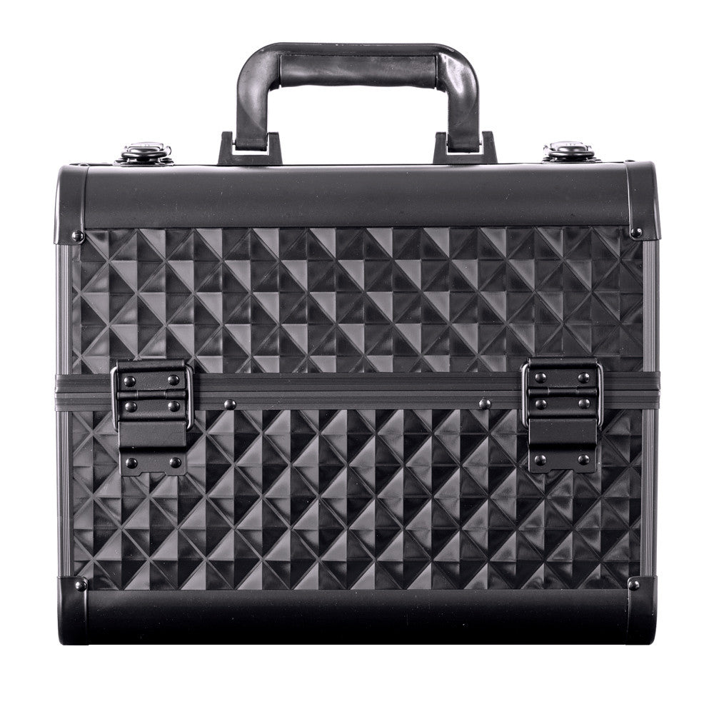 Kozmetički kofer - L - Diamond 3D Black/Black