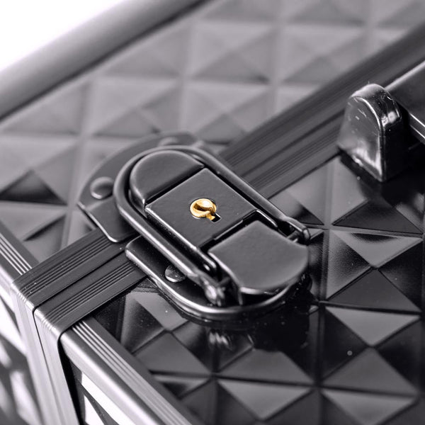 Kozmetički kofer - L - Diamond 3D Black/Black
