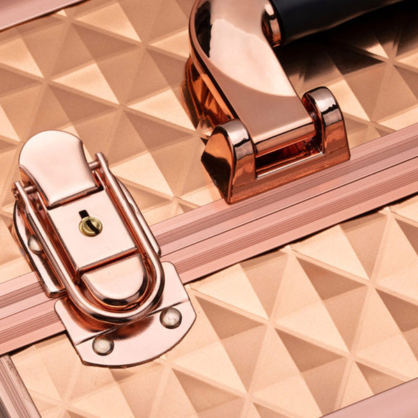 Kozmetički kofer - XL Diamond 3D Rose Gold