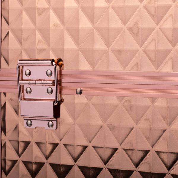 Kozmetički kofer - XL Diamond 3D Rose Gold