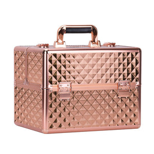 Kozmetički kofer - XL Diamond 3D Rose Gold