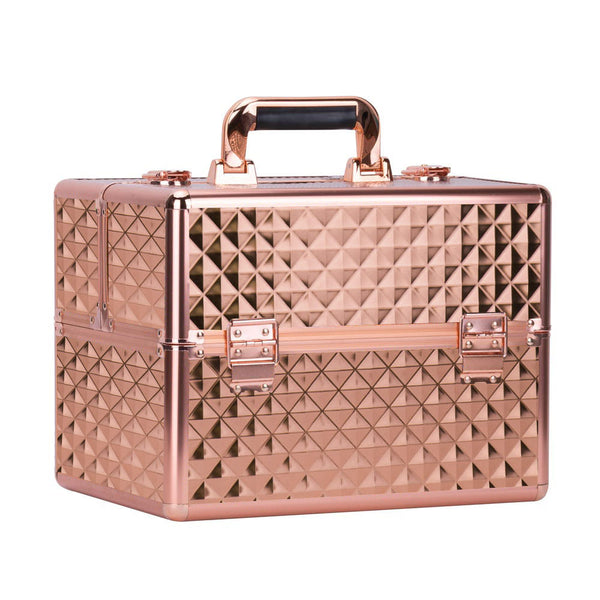 Kozmetički kofer - XL Diamond 3D Rose Gold