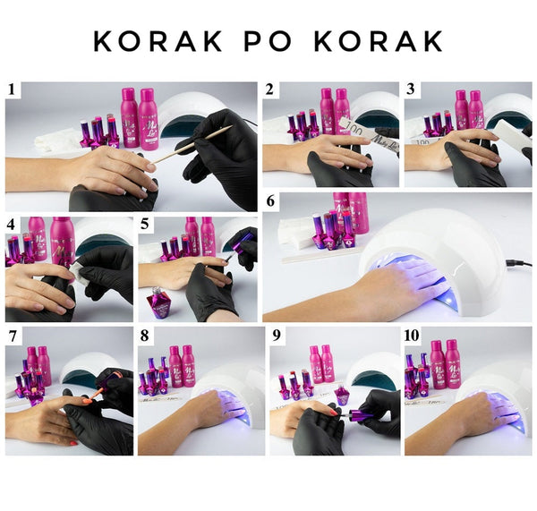 Početni set za trajni lak by Molly Lac