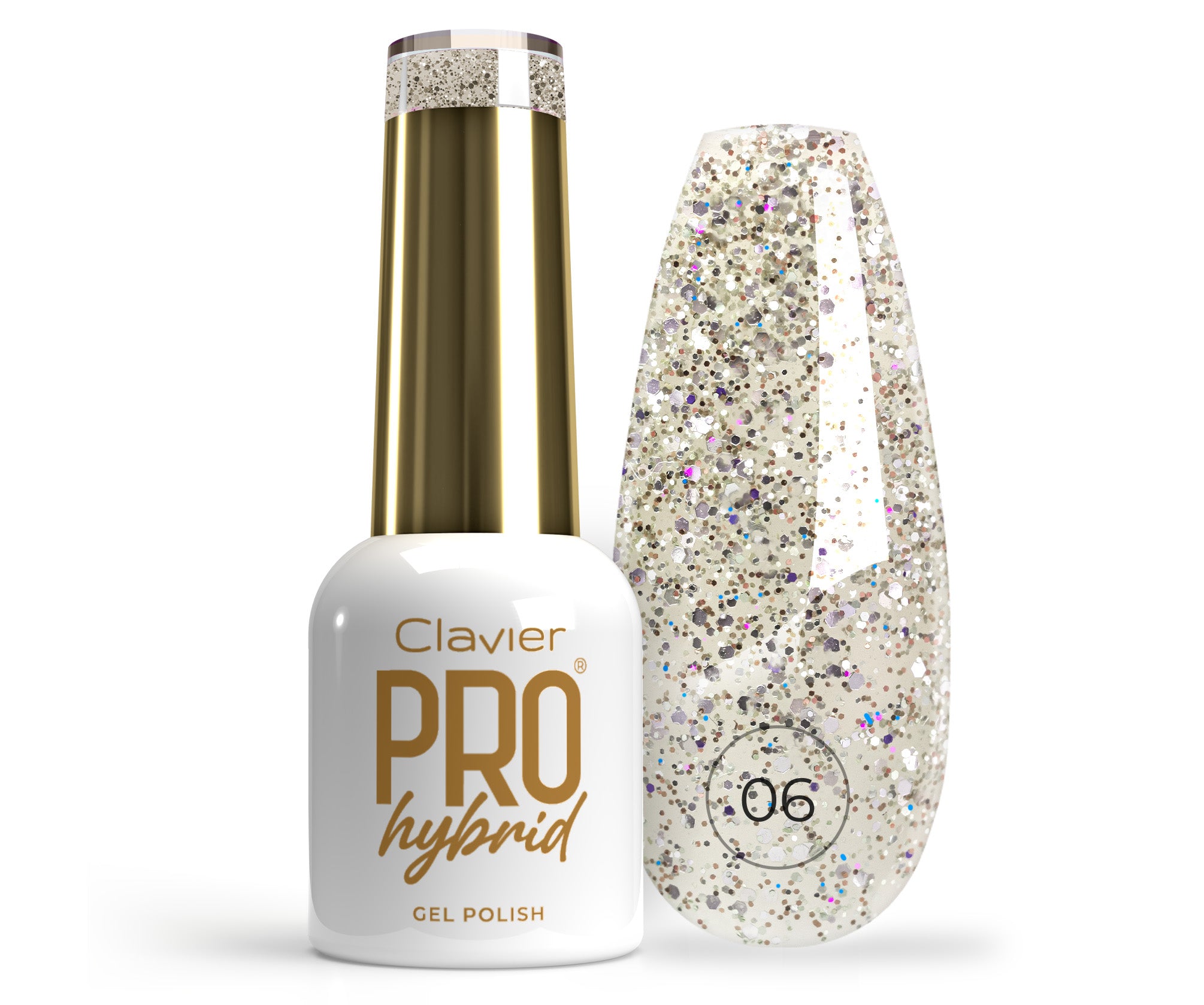 Clavier Pro Hybrid gel lak - 006 GOLD - 8 ml