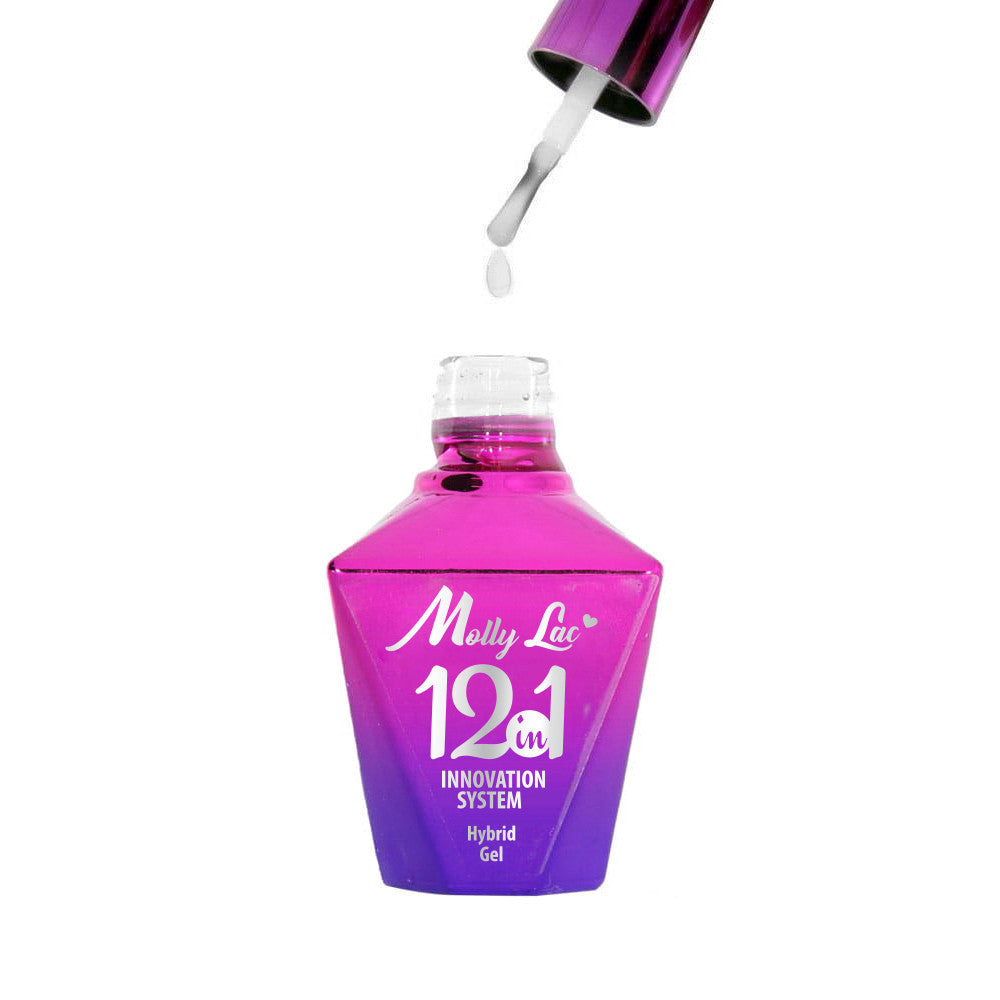 12 u 1 Baza, Top - transparent Molly Lac - 10 ml