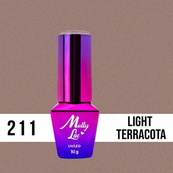 Trajni lak Molly Lac - Obsession - 211 Light Terracota - 10 ml