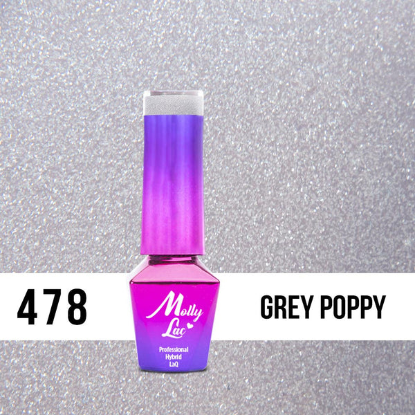 Trajni lak Molly Lac 478 - Grey Poppy