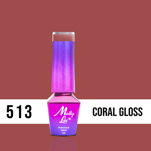 Trajni lak Molly Lac - Miss Iconic - 513 - Coral Gloss
