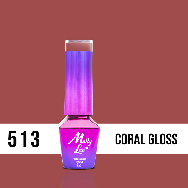 Trajni lak Molly Lac 513 - Coral Gloss