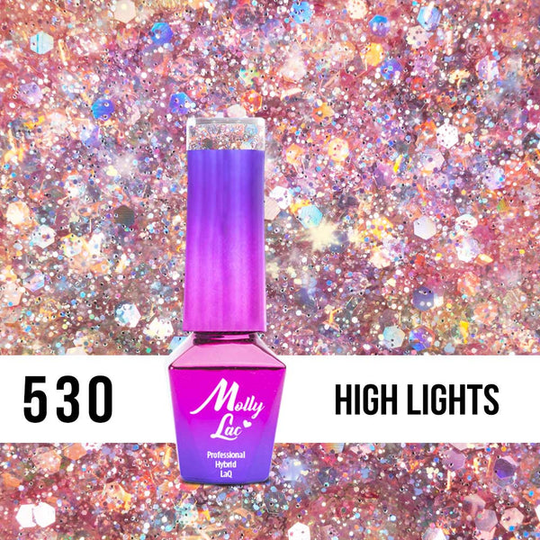 Trajni lak Molly Lac - Crushed Diamonds - 530 - Highlights