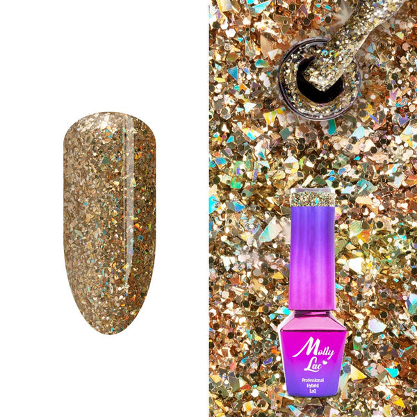 Trajni lak Molly Lac - Crushed Diamonds - 535 - Lady in Gold