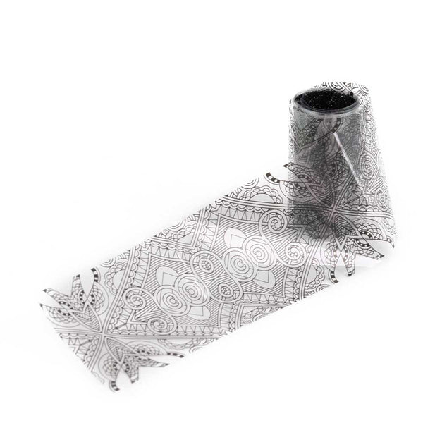 Nail art Transfer Folija - 80 cm - Black 9