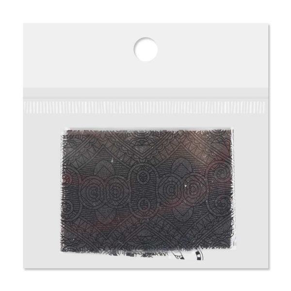 Nail art Transfer Folija - 80 cm - Black 9