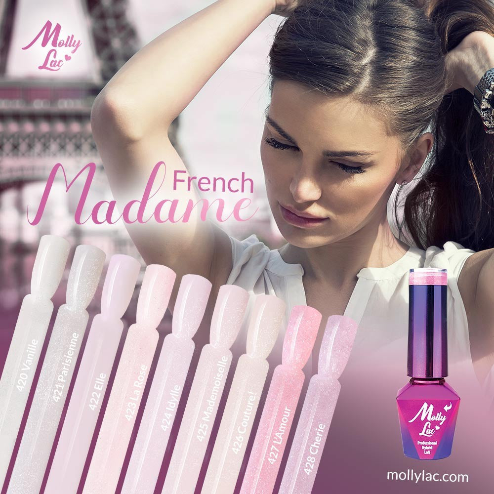 Trajni lak Molly Lac - kolekcija Madame French - 9 nijansi
