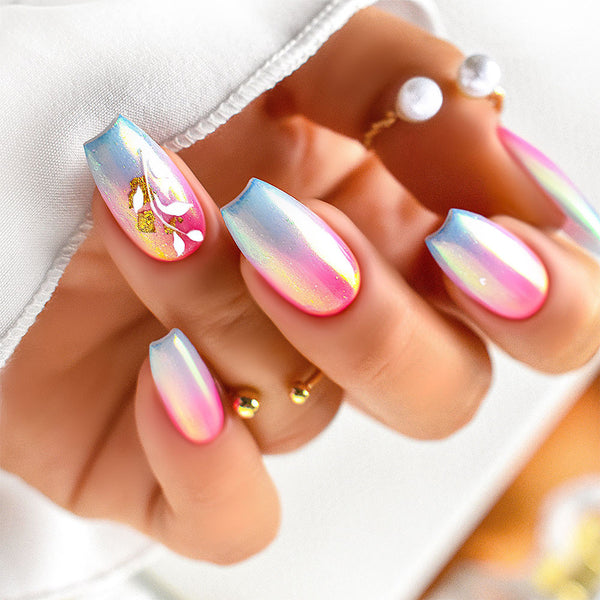 Nail art - Aurora effect Glow no.4