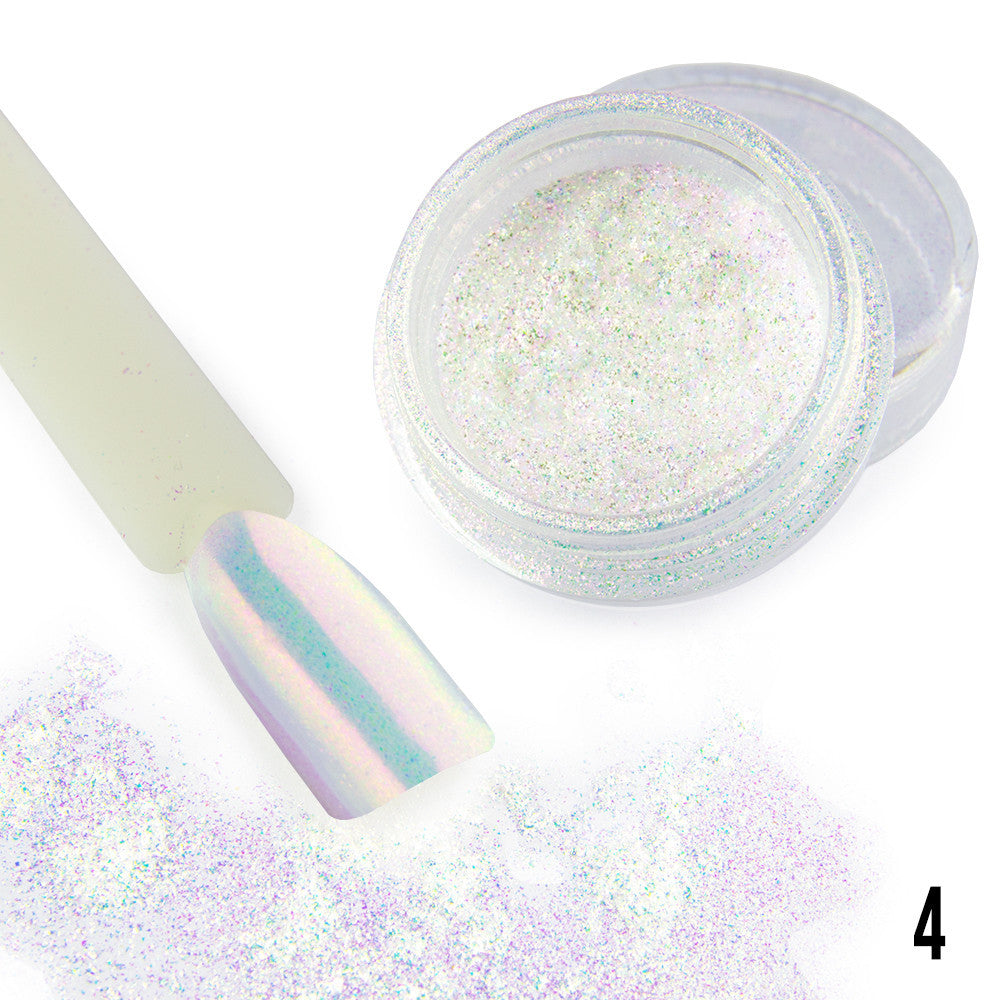 Nail art - Aurora effect Glow no.4