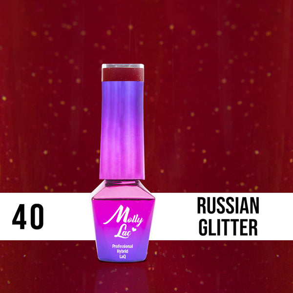 Trajni lak Molly Lac - Elite Woman - 040 Russian Glitter