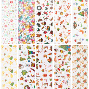 Nail art Transfer Folija Božić 12-03 - 10 kom.