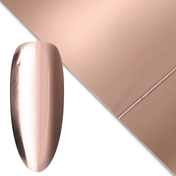 Nail art Transfer Folija - 80 cm ROSE GOLD