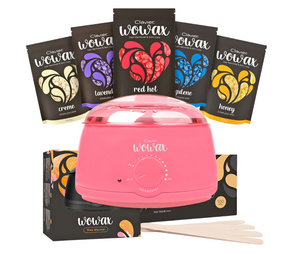 Set za depilaciju - grijač + tvrdi vosak 500g + 100 špatula