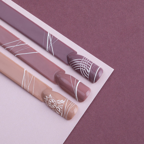 Šablona za nail art velika - O