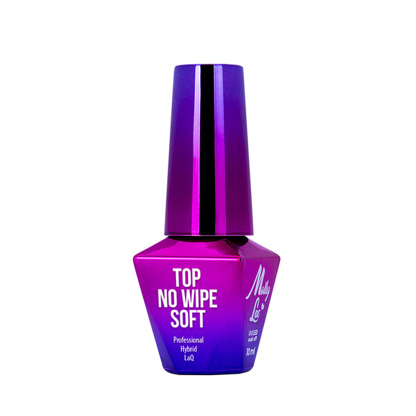 Top coat Molly Lac No Wipe Soft - 10 ml