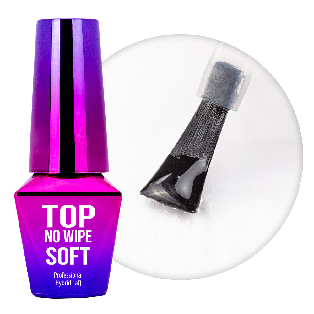 Top coat Molly Lac No Wipe Soft - 10 ml