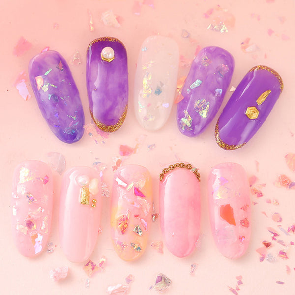 Nail art Broken Mirror efekt br. 7