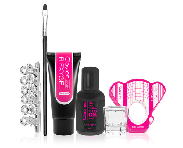 Flexy (akril) Gel Set - bijeli