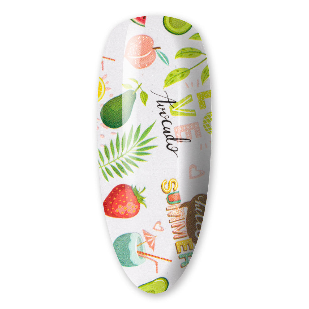 Nail art Transfer Folija - 100 cm Just Summer 2