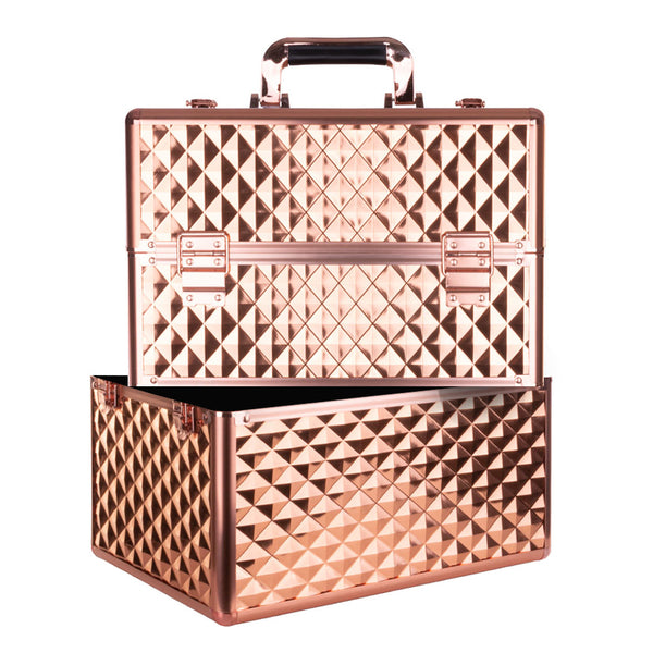 Kozmetički kofer - XXL Diamond 3D Rose Gold